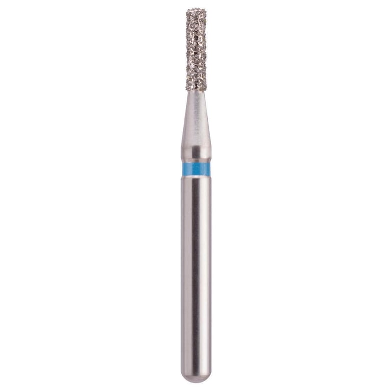 MARK3 Blue Streak FG #835.010 Medium, Flat End Cylinder Diamond Burs, 5/Pk. Designed for multi-use