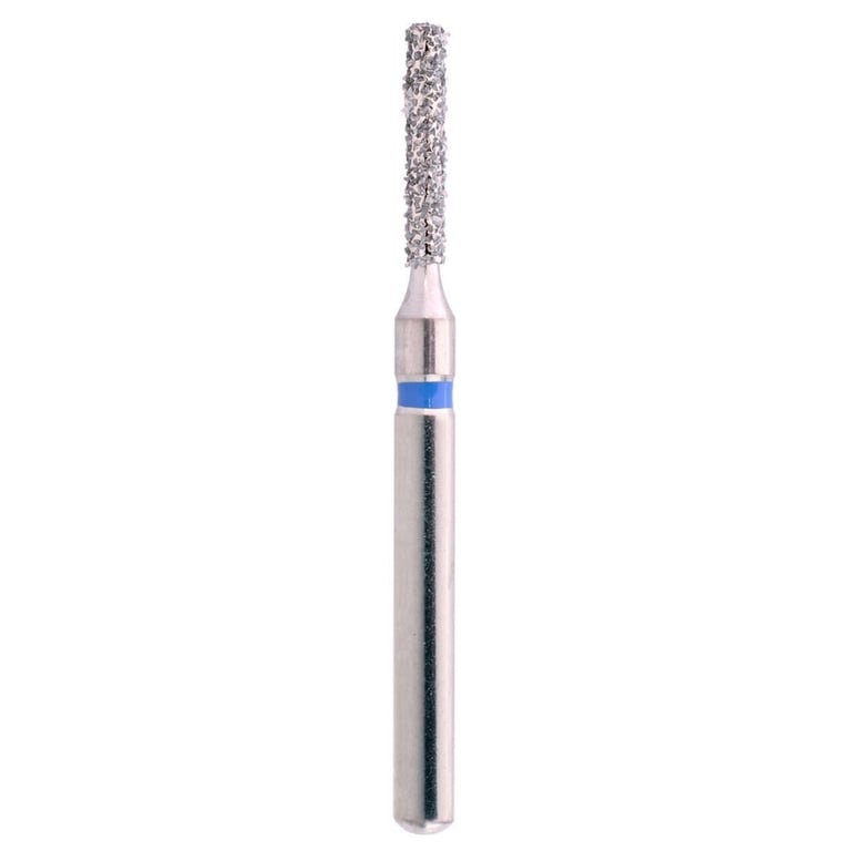 MARK3 Blue Streak FG #837.012 Medium, Flat End Cylinder Diamond Burs, 5/Pk. Designed for multi-use