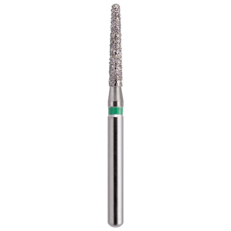 MARK3 Blue Streak FG #856.014 Coarse, Round End Taper Diamond Bur, 5/Pk. Designed for multi-use