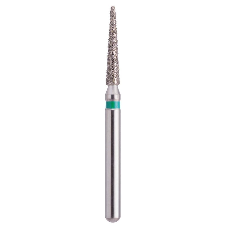 MARK3 Blue Streak FG #859.016 Coarse, Pointed Cone Diamond Bur, 5/Pk. Designed for multi-use