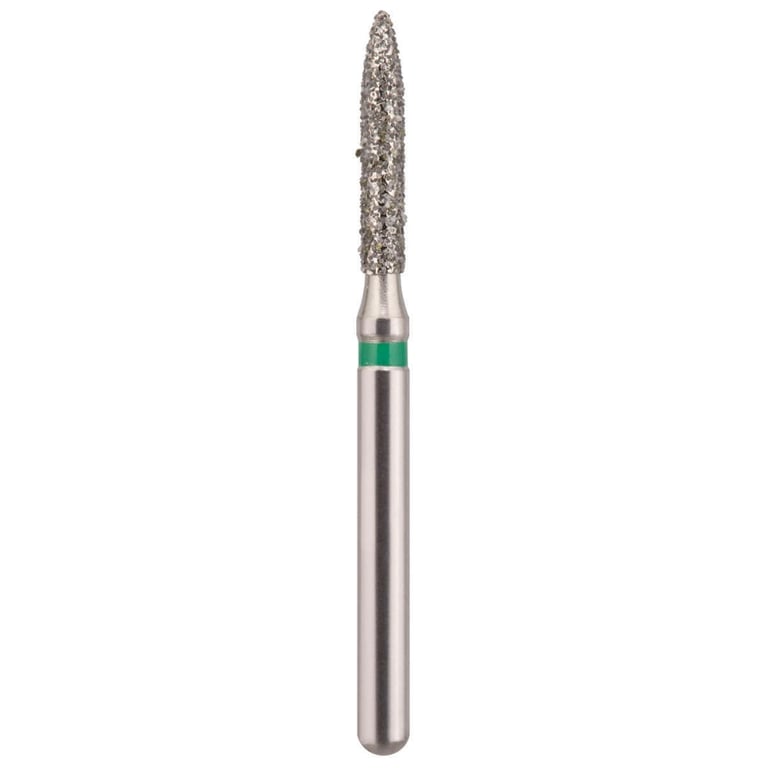 MARK3 Blue Streak FG #862.014 Coarse, Flame Diamond Burs, 5/Pk. Designed for multi-use and crafted