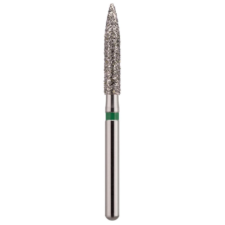 MARK3 Blue Streak FG #863.018 Coarse, Flame Diamond Burs, 5/Pk. Designed for multi-use and crafted