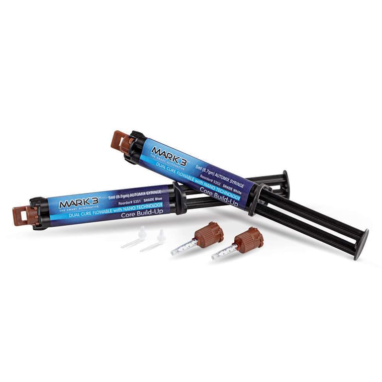 MARK3 Core Build Up Material A3, 2 x 5ml Automix Syringes (11),10
