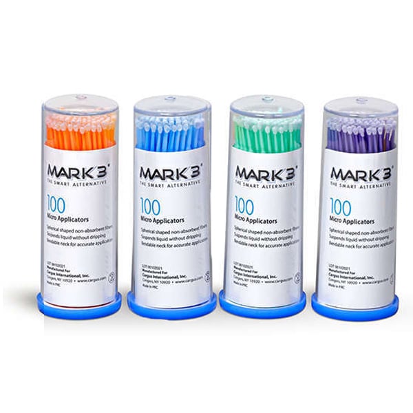 MARK3 Disposable Micro Applicators, Regular, 400/Pk. Non-linting, non absorbent applicators are