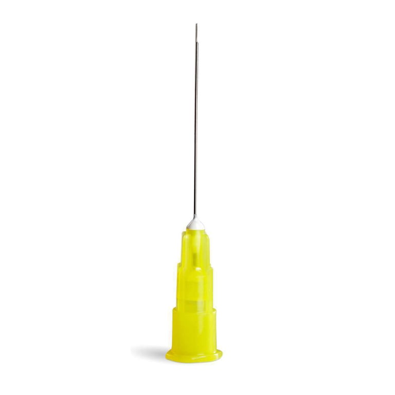 MARK3 Luer Lock Endo Irrigation Needle, 27 Ga., Notched Yellow Hub, 100/Box. Features bendable