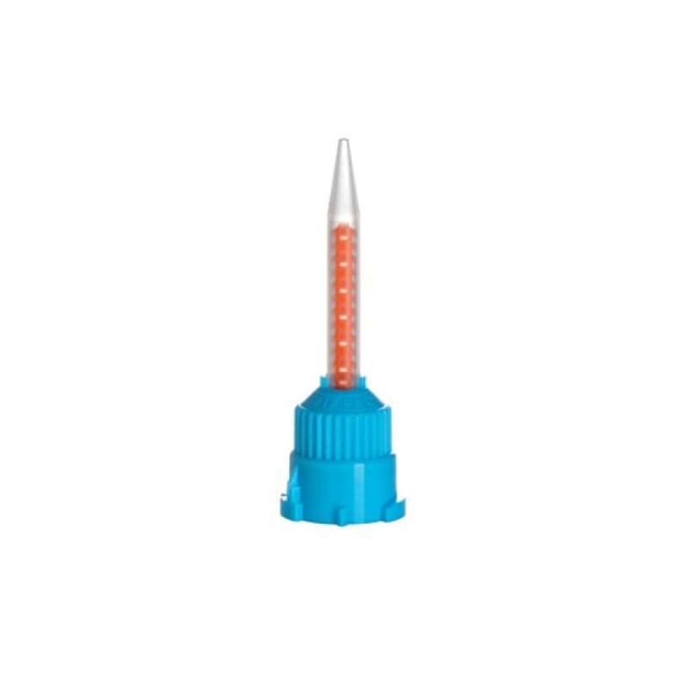 MARK3 HP Crown & Bridge T-Mix Tips, Blue/Orange, 10:1 & 4:1 Ratios, 25/Pk. The mixing tip produces