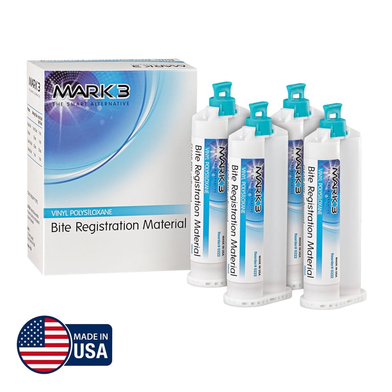 MARK3 Bite Registration, Fast Set, 4 x 50ml Cartr