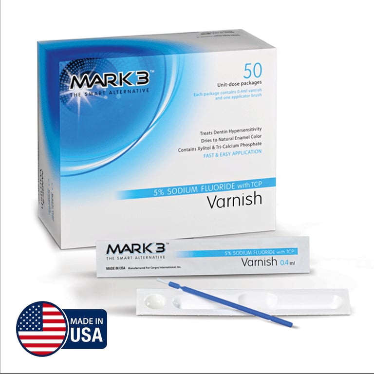 MARK3 5% Sodium Fluoride Varnish with TCP - Spear