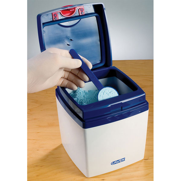 CAVEX Alginate Container. Keep alginate supplies fresher, drier and more accessible