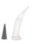 Centrix Tubes and Plugs - Medium Viscosity Clear PCR Tube and Gray Plug, Package of 100 Tubes