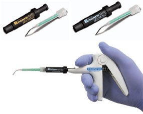 Encore D/C MiniMix Natural. Unit Dose Dual-Cure Core Buildup Material. Contains: 36 - 0.5 mL
