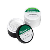 Encore White With Fluoride. Self-Cure Composite Core Buildup Material, Paste/Paste, Radiopaque