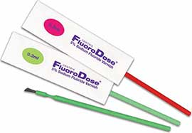 FluoroDose Cavity Varnish - Mint, 120 x 0.3ml single doses. 5% Sodium Fluoride. Single-Use