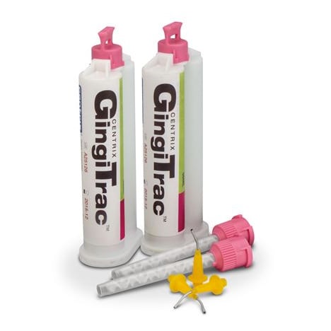 GingiTrac cordless retraction system refill, 1:1 automix, contains: 2 - 50 mL cartridges, 10