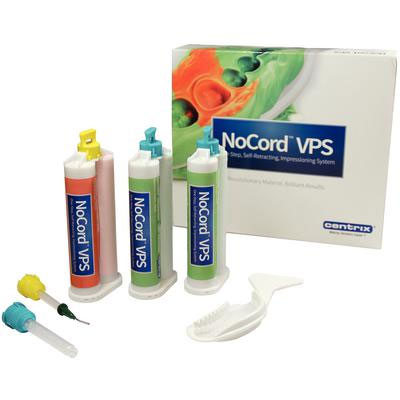 NoCord VPS Impressioning System - Introductory Kit: 1 x 50 ml cartridge NoCord Wash Material; 2 x