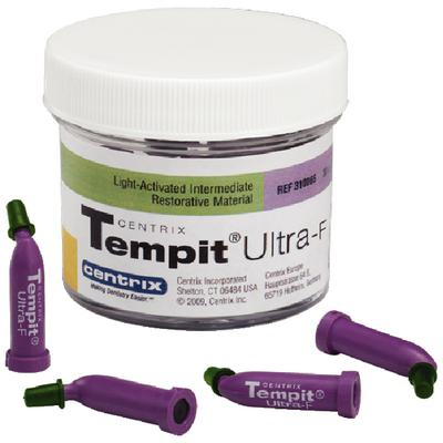 Tempit Ultra-F With Fluoride, 0.20 g, 30/Pk. Light-Activated Intermediate Restorative Material