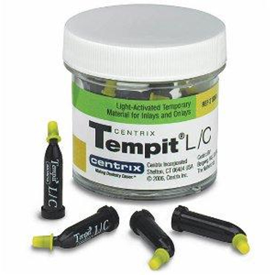 Tempit L/C - Light-Activated Temporary Material for Inlays and Onlays, 30 - .25 Gm. Prefilled