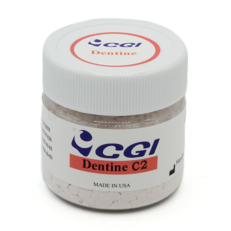 CGI PFM Porcelain, Dentin Powder, Shade C2, 30g Jar. | Net32