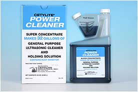 Power Cleaner Concentrate, General Purpose Ultrasonic Cleaner and Holding Solution. 1 oz. makes 1