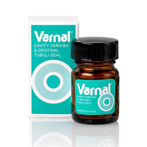 Varnal Cavity Varnish, 14 Gm. Bottle. One-step, fast-drying cavity varnish. Protects dentin