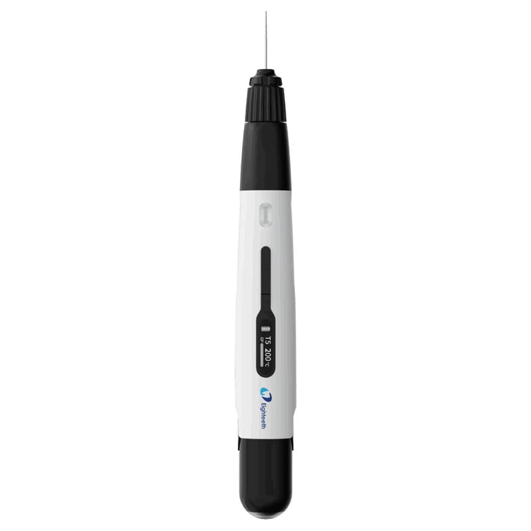 Eighteeth Space-Fill Cordless Obturation System, 1/Pk. Features a 360° rotatable autoclavable