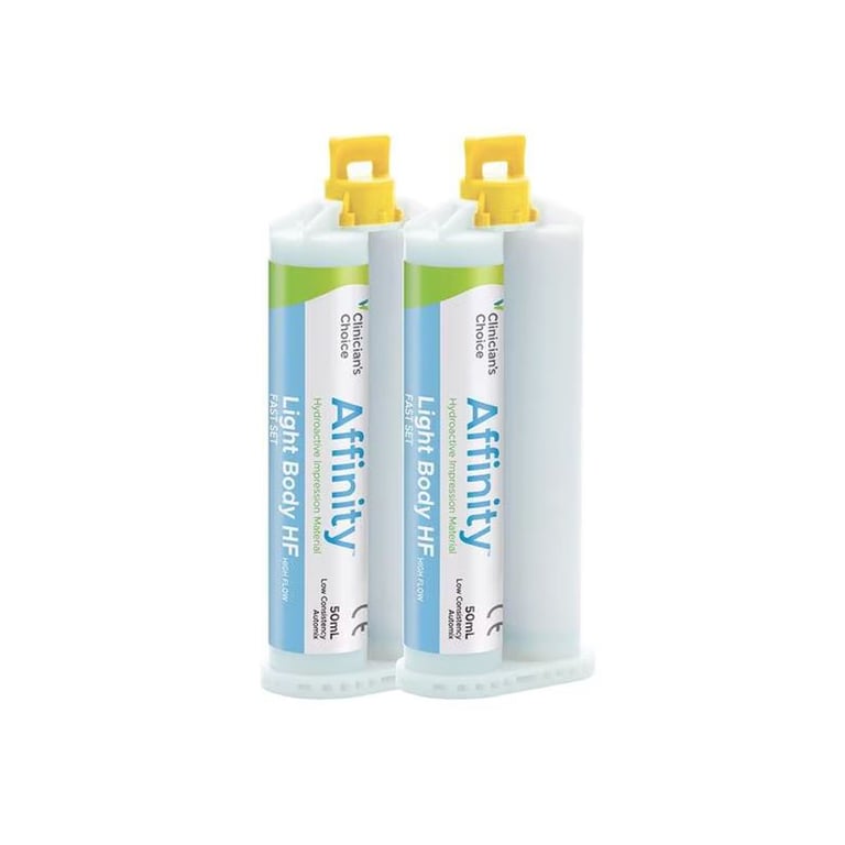 Affinity Hydroactive Impression Material, Light Body High Flow, Fast Set Kit - 2 x 50 mL