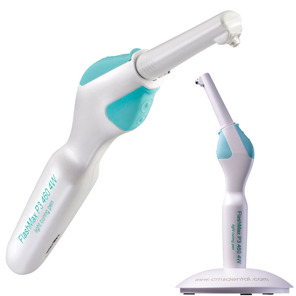 FlashMax P3 Curing Light, 6,000mW/cm2. Cures any composites in 1-3 seconds per layer. Cordless