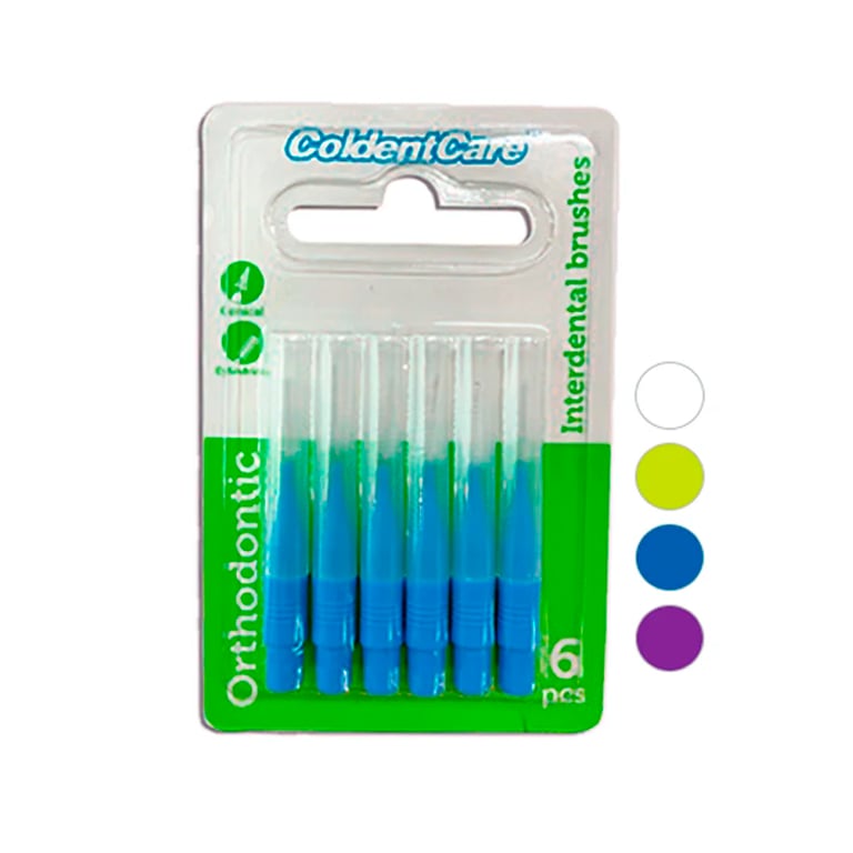 Coldentcare Interdental Brushes, 12/Pk. Designed for cleaning between teeth and along the gum