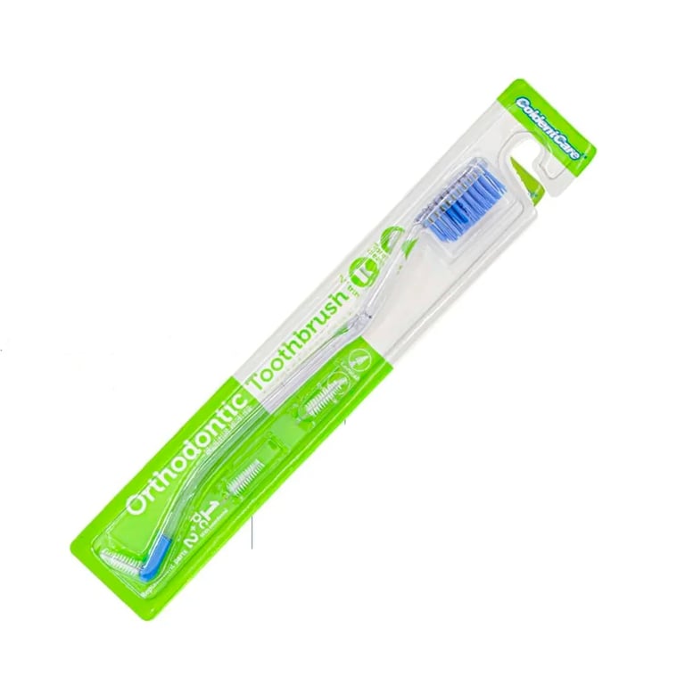 Coldentcare Double Extreme Medium Toothbrush, 1/Pk. Toothbrush with .008 medium texture bristles