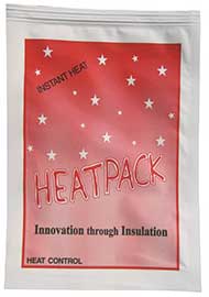 Coldstar Single-Use Instant One-side Insulated Heat Packs, Stand.6"x9", 24/Box. Standard sized