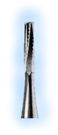Alpen/Speedster FG #558G Straight Cross Cut Fissure Carbide Bur, Package of 10 burs