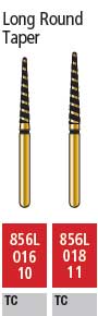 Alpen Turbo Cut Alpen TurboCut FG #856L.016 Supercoarse Grit, Long Round Taper Turbo Cut Diamond