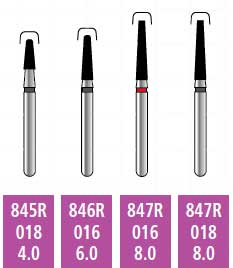 Alpen x1 FG #847R.016 Medium Grit, Modified Flat 