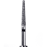 Alpen FG #850.016 Coarse Grit, Round End Taper Diamond Bur. Package of 5 Burs