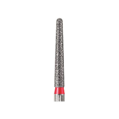 Alpen FG #850.014 Fine Grit, Round End Taper Diamond Bur. Package of 5 Burs