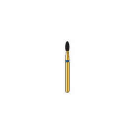 Alpen FG #379.016 Fine Grit, Football Shaped Diamond Bur. Package of 5 Burs