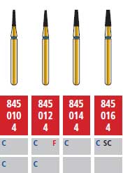 Alpen FG #845.014 Fine Grit, Flat End Taper Diamo