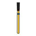 Alpen FG #807.018 Coarse Grit, Long Inverted Cone Diamond Bur. Package of 5 Burs