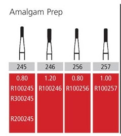 Alpen FG #257 All Purpose Carbide Bur, Package of