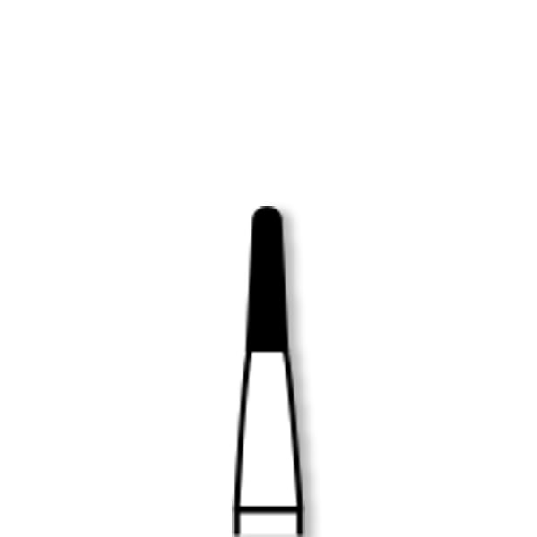 Alpen FG #1169 Round End Tapered Fissure Carbide Bur, Package of 10