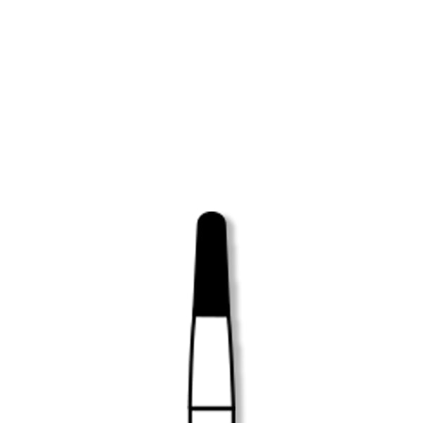Alpen FG #1171 Round End Tapered Fissure Carbide Bur, Package of 100