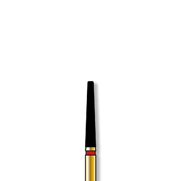 Alpen FG #850R.018 Fine Grit, Modified End Taper Diamond Bur. Package of 5 Burs