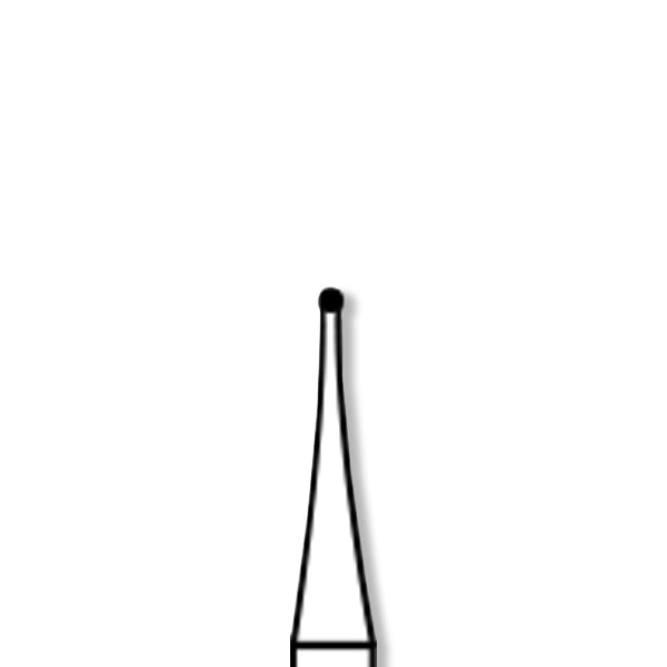 Alpen FG #1/4 SS (short shank) Round Carbide Bur,