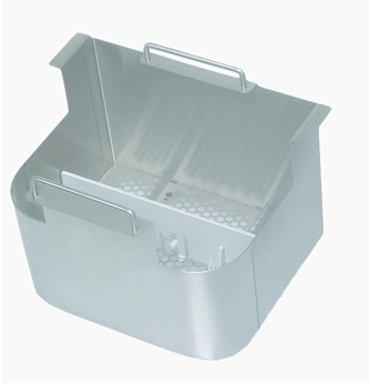 BioSonic UC 300 Twin FingerGuard BASKET with 2 Section Insert, 6 9/16" x 8 3/16" x 4", SINGLE