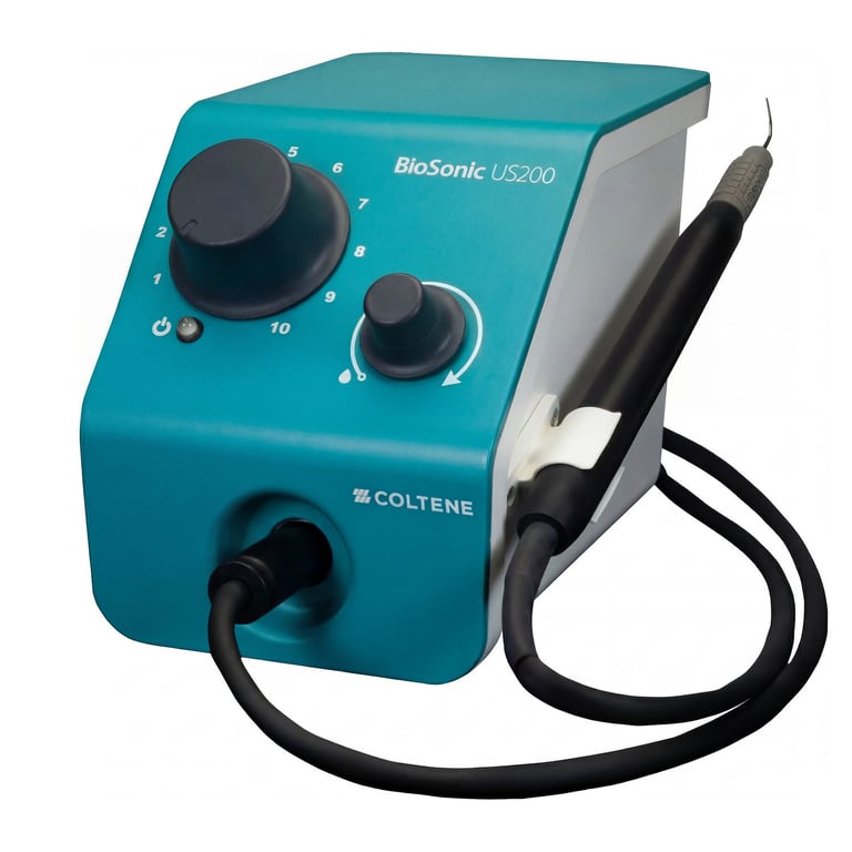 BioSonic US200 Ultrasonic Scaler, 25K/30K, Cyan, Single Unit. Includes an ergonomic handpiece