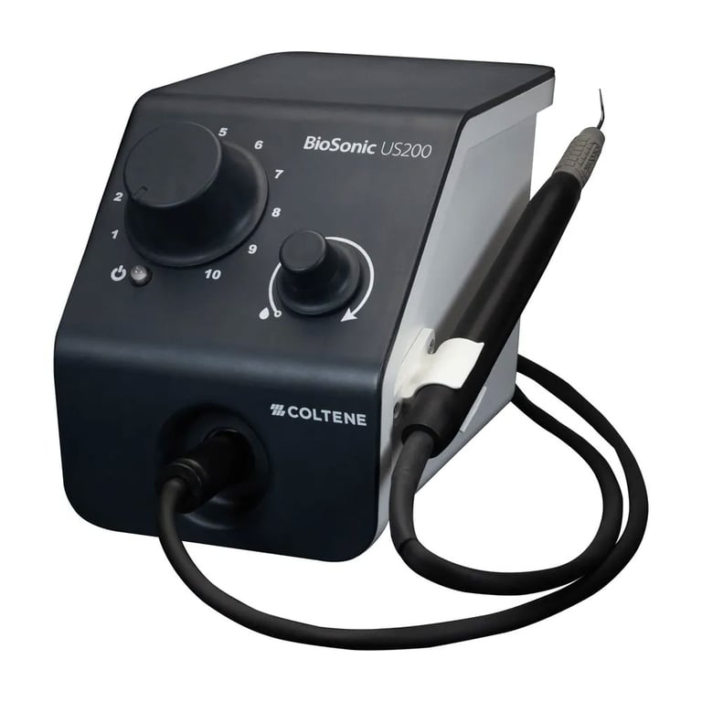 BioSonic Coltene US200 Ultrasonic Scaler, 25K/30K, Single Black Unit. Includes an ergonomic
