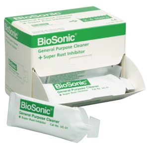 BioSonic General Purpose Cleaner + Super Rust Inhibitor - 20 x .05 oz (15 ml) unit dose packets