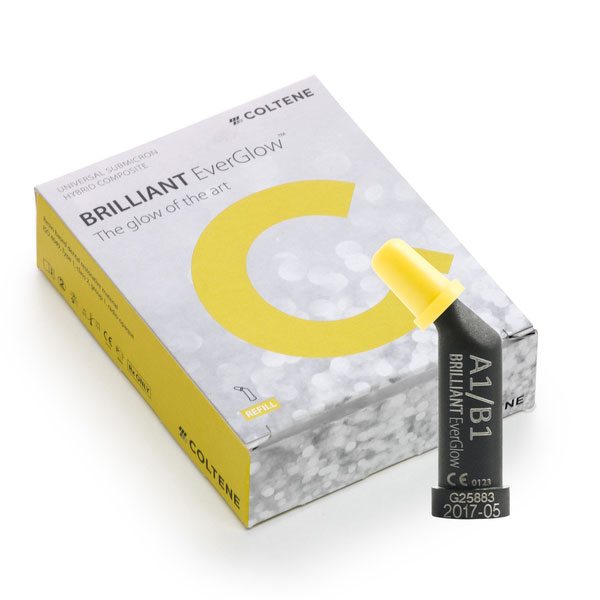 Brilliant EverGlow A1/B1 Tips 0.2 g, 20/Pk. Low Viscosity Universal Hybrid Composite. Universal