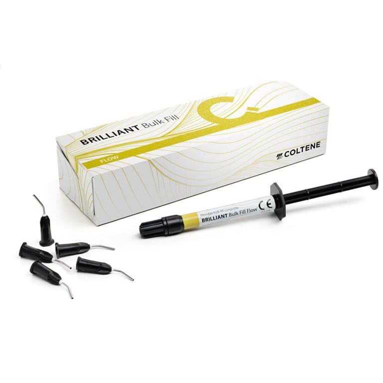 Brilliant Bulk Fill Flow Radio-Opaque Light-Curing Composite, Universal Shade, 2.3 g Syringe
