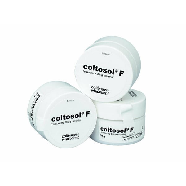 Coltosol F Temporary Filling Material - 3 jars of 38 g each. Creamy consistency for easy